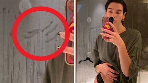 dua lipa shower selfie|Dua Lipa shocks fans with VERY saucy shower selfie